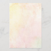 Floral Souhaite Pour Les Cartes Conseils Pour Bébé (Dos)