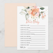 Floral souhaite une invitation au jeu de Baby show (Devant / Derrière)