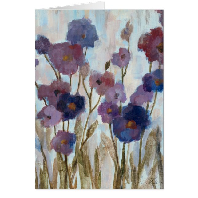 Floral soustrait dans le pourpre (Devant)