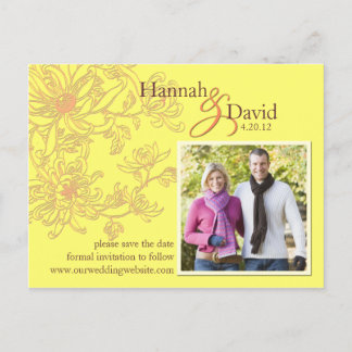 Floral sparen het Briefkaart van de Datum