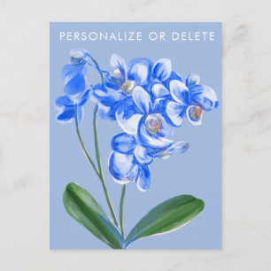 Floral, speciaal gepersonaliseerd voor witte en bl briefkaart