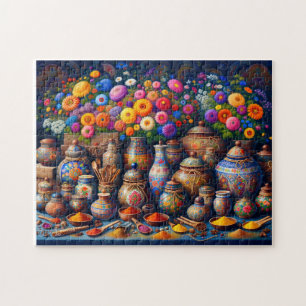 "Floral Spice Bazaar" Legpuzzel