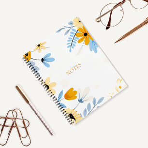 Floral Spiral Bound Hardcover Notitieboek