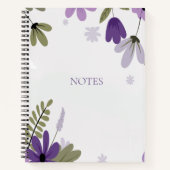 Floral Spiral Bound Notitieboek (Voorkant)