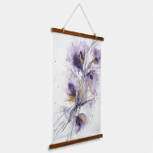 Floral Splash Hangend Wandkleed (Gebogen)