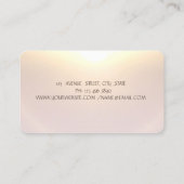 Floral Spray bouteille Carte de visite Abstrait (Dos)