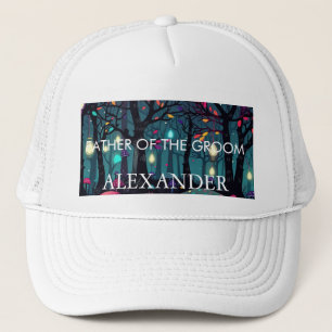 Floral Spray Fantasy Art VADER VAN DE BRUIDEGOM Trucker Pet