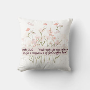 Floral Spreekwoorden Sierkussen