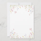 Floral Spring Baby in Bloom Baby Shower Invitation (Dos)