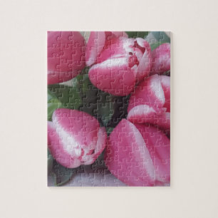 Floral Spring Bouquet of Pink Tulips, Flowers Legpuzzel