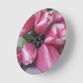 Floral Spring Bouquet of Pink Tulips, Flowers Ronde Klok (Hoek)
