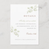 Floral Spring Chinoiserie Enclosure Kaart (Voorkant)