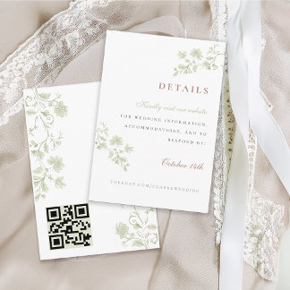 Floral Spring Chinoiserie Enclosure Kaart