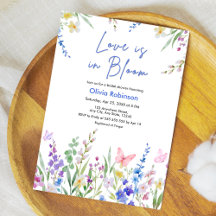 Floral Spring Love is in Bloom Bridal Shower 