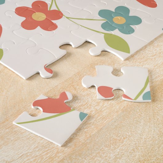 Floral Spring Puzzle Legpuzzel (Zijkant)