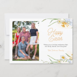 Floral Spring roze Voeg je foto toe, paasje