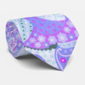 Floral Spring Stropdas (Opgerold)