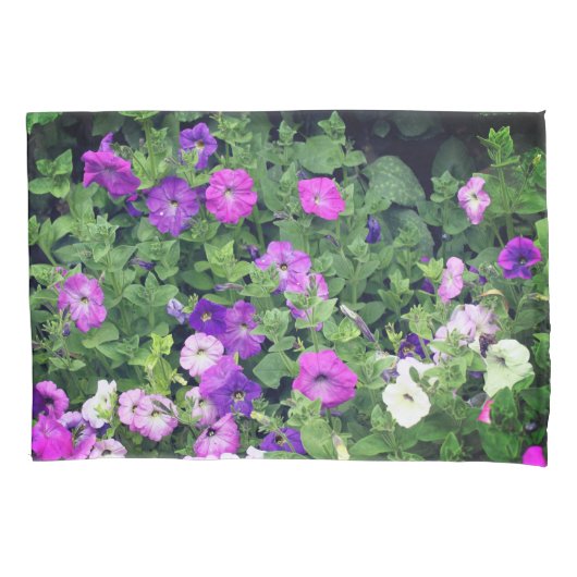 Floral Spring Summer Decor Petunia Flowers Cute Kussensloop (Voorkant)