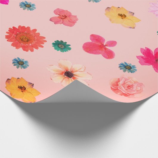 Floral Spring Wrapping Papier (Hoek)