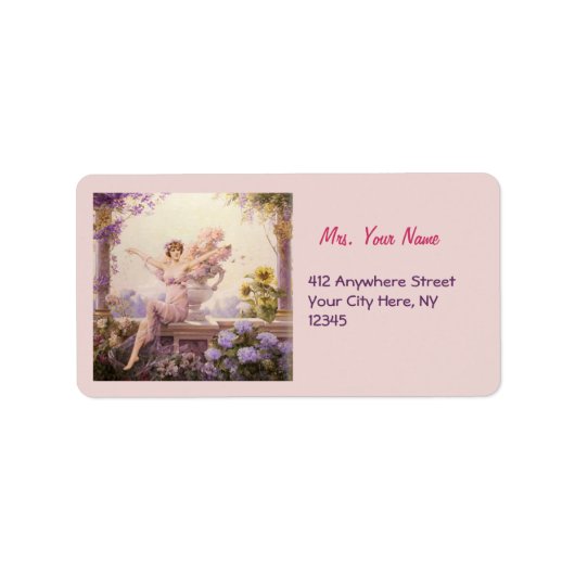 Floral Sprite Etiket (Voorkant)