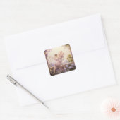 Floral Sprite Vierkante Sticker (Envelop)