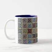 Floral Stars Tweekleurige Koffiemok (Links)