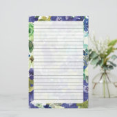 Floral Stationery Briefpapier (Staand voorkant)