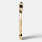 Floral Stencil Design met Tawny Leaves Case-Mate iPhone Case (Achterkant / Rechts)