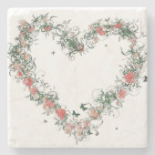 Floral Stenen Onderzetter (Voorkant)