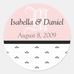 Floral Stickers Monograms Gifts Seals