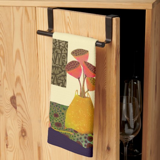 Floral still Kitchen Tea Towel Theedoek (Derde Gevouwen)