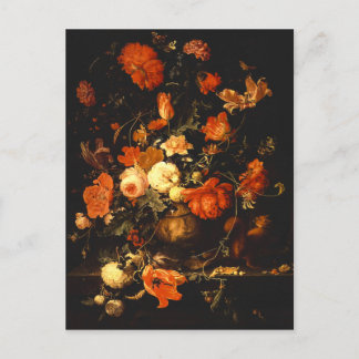  Floral still life - Abraham Mignon Briefkaart