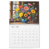 Floral Still Life AI-generated Images Kalender (Mar 2026)