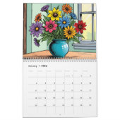 Floral Still Life AI-generated Images Kalender (Jan 2026)