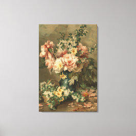Floral Still Life Fine Art Stretched Canvas Print