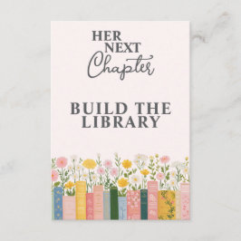 Floral Storybook Haar volgende hoofdstuk Vrijgezel Informatiekaartje