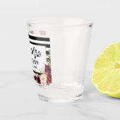 Floral Striped Mr en Mrs. Shot Glas (Rechts)