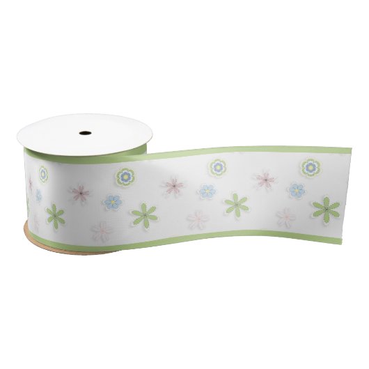 Floral & Stripes Pastel Baby shower Lint (Spoel)