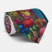 Floral Stropdas (Opgerold)