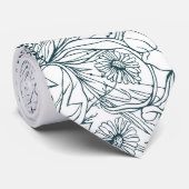 Floral Stropdas (Opgerold)