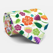 Floral-Stropdas Stropdas (Opgerold)