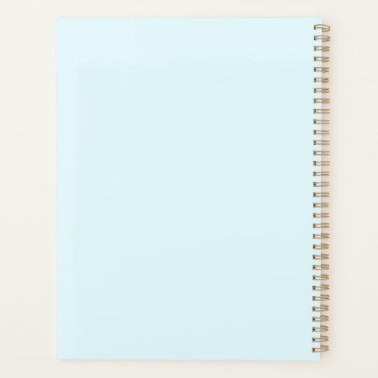 Floral Student Nurse Planner (Achterkant)