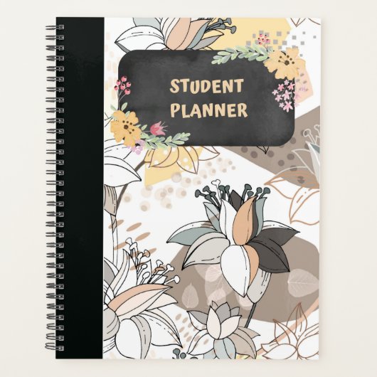 FLORAL STUDENT WEEKLY PLANNER (Voorkant)