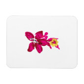 Floral Style, ArtyClick Crimson, Light Gold Magneet (Horizontaal)