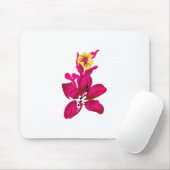 Floral Style, ArtyClick Crimson, Light Gold Muismat (Met muis)