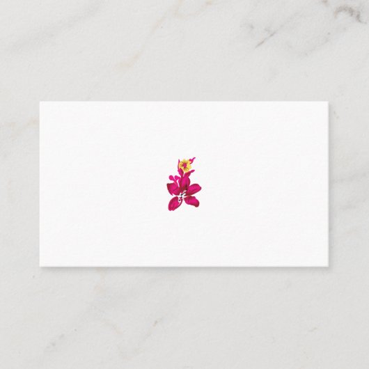 Floral Style, ArtyClick Crimson, Light Gold Plaatskaartje (Voorkant)