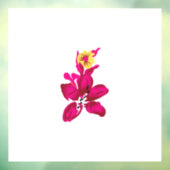 Floral Style, ArtyClick Crimson, Light Gold Raamsticker (Vel 3)