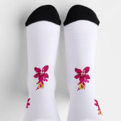 Floral Style, ArtyClick Crimson, Light Gold Sokken (Top)