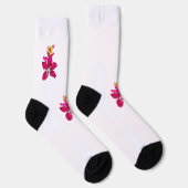 Floral Style, ArtyClick Crimson, Light Gold Sokken (Rechts)