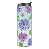 *~* Floral Succulent Glitter Girly Thermosbeker (Gedraaid links)
